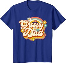 Retro Groovy Dad Family Birthday 60s 70s Hippie Costume T-Shirt