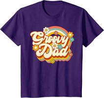 Retro Groovy Dad Family Birthday 60s 70s Hippie Costume T-Shirt