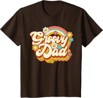 Retro Groovy Dad Family Birthday 60s 70s Hippie Costume T-Shirt