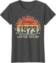 Vintage 1973 50 Year Old Gifts For Men Women 50th Birthday T-Shirt