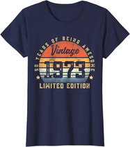 Vintage 1973 50 Year Old Gifts For Men Women 50th Birthday T-Shirt