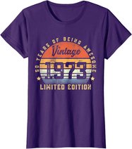 Vintage 1973 50 Year Old Gifts For Men Women 50th Birthday T-Shirt