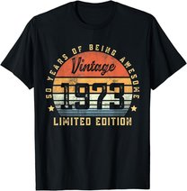 Vintage 1973 50 Year Old Gifts For Men Women 50th Birthday T-Shirt