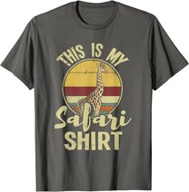 African Safari Family Vacation Zoo Animal Safari Squad T-Shirt
