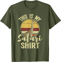 African Safari Family Vacation Zoo Animal Safari Squad T-Shirt