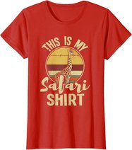 African Safari Family Vacation Zoo Animal Safari Squad T-Shirt