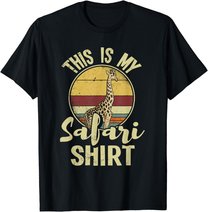 African Safari Family Vacation Zoo Animal Safari Squad T-Shirt