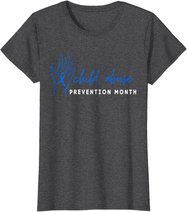 Child Abuse Awareness Month Blue Ribbon Domestic Violence T-Shirt
