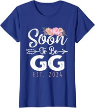 Promoted To Gg Est 2024 Mother's Day Soon To Be Grandma 2024 T-Shirt