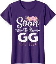 Promoted To Gg Est 2024 Mother's Day Soon To Be Grandma 2024 T-Shirt