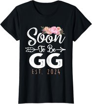 Promoted To Gg Est 2024 Mother's Day Soon To Be Grandma 2024 T-Shirt