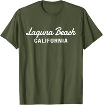 Laguna Beach - California - Throwback Design - Classic T-Shirt