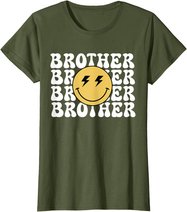 Brother One Happy Dude Birthday Theme Family Matching T-Shirt