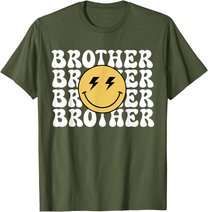 Brother One Happy Dude Birthday Theme Family Matching T-Shirt