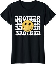 Brother One Happy Dude Birthday Theme Family Matching T-Shirt