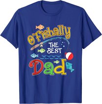 Mens Ofishally The Best Dad Father Of The Birthday Boy T-Shirt