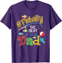 Mens Ofishally The Best Dad Father Of The Birthday Boy T-Shirt