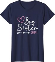 Im Going To Be Big Sister Promoted To Big Sis 2024 Unicorn T-Shirt
