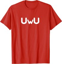 Uwu Happy Anime Face T-Shirt