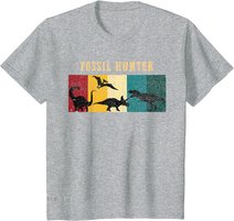 Vintage Paleontology Fossil Hunter Dinosaur Paleontologist T-Shirt