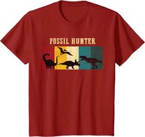 Vintage Paleontology Fossil Hunter Dinosaur Paleontologist T-Shirt