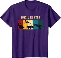 Vintage Paleontology Fossil Hunter Dinosaur Paleontologist T-Shirt