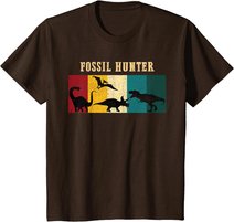 Vintage Paleontology Fossil Hunter Dinosaur Paleontologist T-Shirt