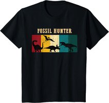 Vintage Paleontology Fossil Hunter Dinosaur Paleontologist T-Shirt