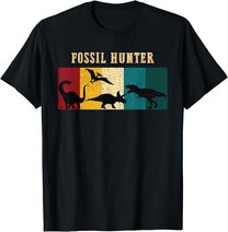 Vintage Paleontology Fossil Hunter Dinosaur Paleontologist T-Shirt