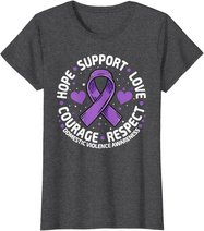 Domestic Violence Awareness Love Support Domestic Violence T-Shirt