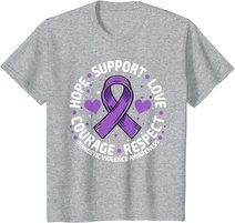Domestic Violence Awareness Love Support Domestic Violence T-Shirt