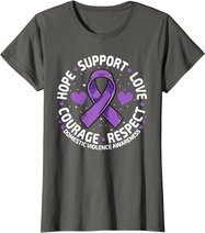 Domestic Violence Awareness Love Support Domestic Violence T-Shirt