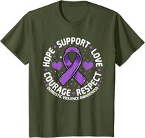 Domestic Violence Awareness Love Support Domestic Violence T-Shirt