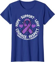 Domestic Violence Awareness Love Support Domestic Violence T-Shirt