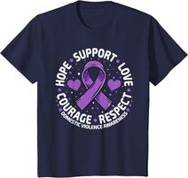 Domestic Violence Awareness Love Support Domestic Violence T-Shirt