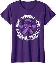 Domestic Violence Awareness Love Support Domestic Violence T-Shirt