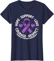 Domestic Violence Awareness Love Support Domestic Violence T-Shirt
