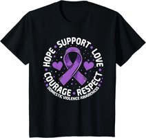 Domestic Violence Awareness Love Support Domestic Violence T-Shirt
