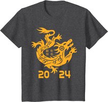 Chinese New Year 2024 Year Of The Dragon 2024 Kids Women Men T-Shirt