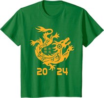 Chinese New Year 2024 Year Of The Dragon 2024 Kids Women Men T-Shirt