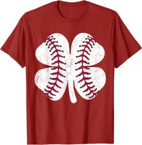St Patricks Day Shamrock Baseball Saint Paddy's Kids Boys T-Shirt