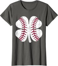 St Patricks Day Shamrock Baseball Saint Paddy's Kids Boys T-Shirt