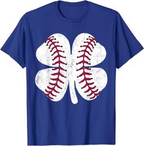 St Patricks Day Shamrock Baseball Saint Paddy's Kids Boys T-Shirt
