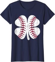 St Patricks Day Shamrock Baseball Saint Paddy's Kids Boys T-Shirt