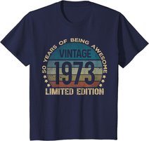 50th Birthday 50 Year Old Limited Edition Gifts Vintage 1973 T-Shirt