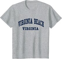 Virginia Beach - Virginia - Throwback Design - Classic T-Shirt