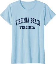 Virginia Beach - Virginia - Throwback Design - Classic T-Shirt