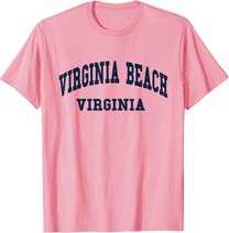 Virginia Beach - Virginia - Throwback Design - Classic T-Shirt