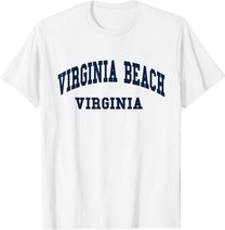 Virginia Beach - Virginia - Throwback Design - Classic T-Shirt