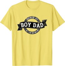 Boy Dad Father Of 2 Sons - Vintage Best Dad Design T-Shirt